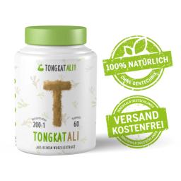 Tongkat Ali Kapseln 200:1 Verpackung – 60 Kapseln