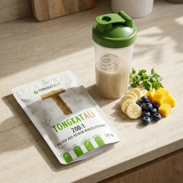 Poudre d'extrait de Tongkat Ali 200:1 – sachet